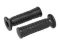 Domino handles ribbed black Domino handles ribbed black