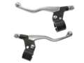 Lusito brake lever set aluminum blank black Lusito brake lever set aluminum blank black