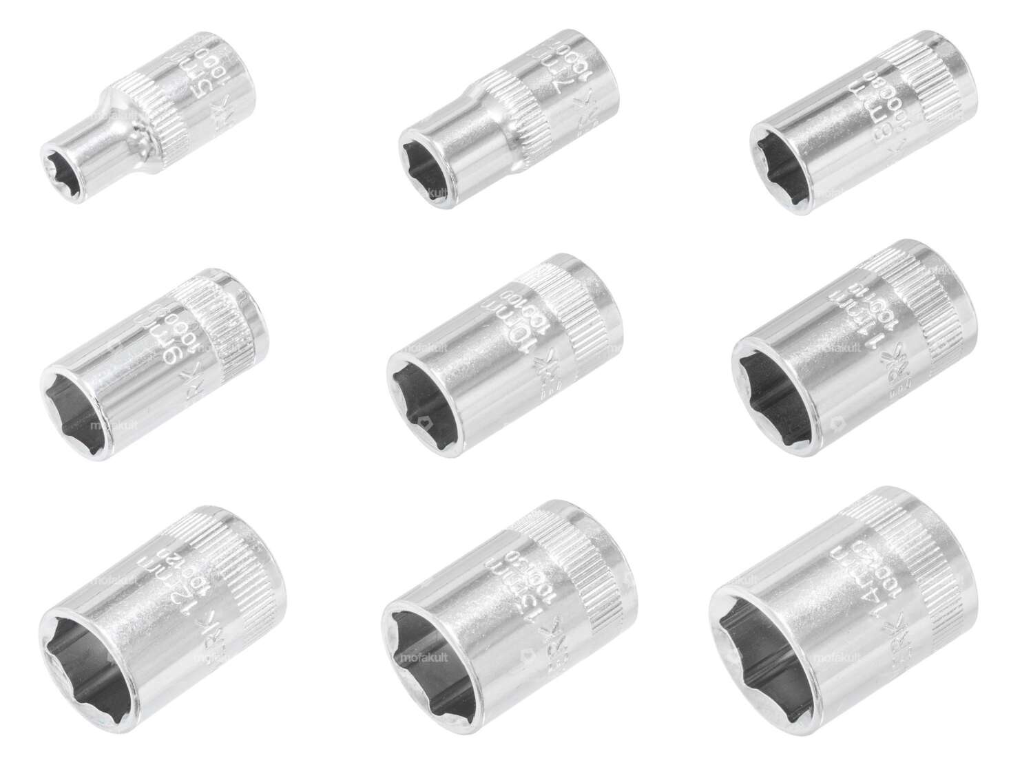 Kraftwerk 1/4" socket 4.5 - 14 mm Carousel Image 1