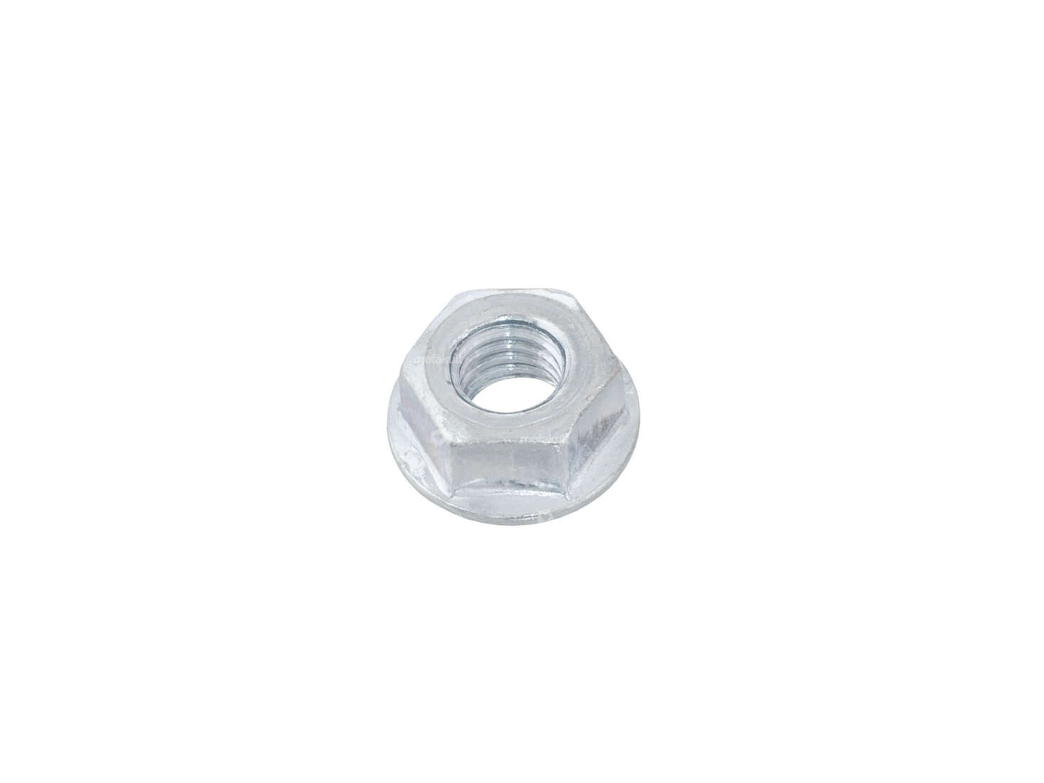 Flange nut M6 galvanized (8 strength) Carousel Image 1