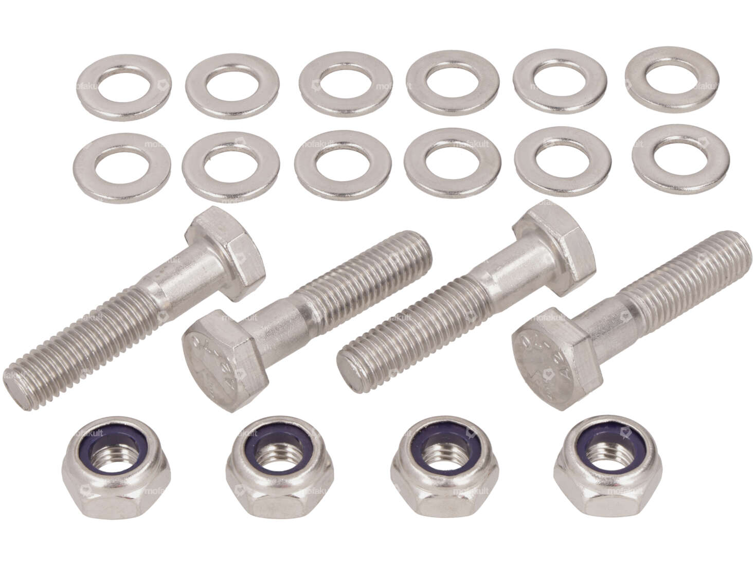swiing® revival screw set shock absorber Inox | Pony Cross 521 Carousel Image 1