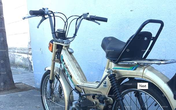 Saddle Chopper "PUCH" lettering black Carousel Image 5