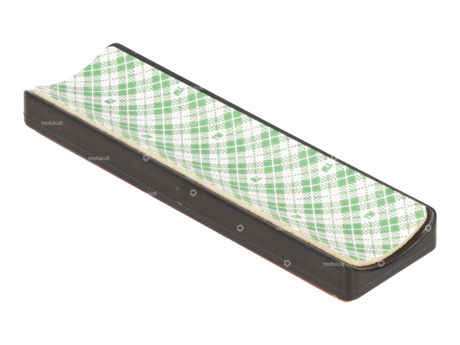 Reflector 94 x 28 mm (curved back) self-adhesive orange Carousel Image 2