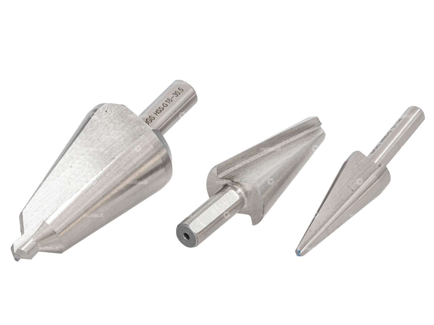 BGS peeling drill Ø 3 - 30.5 mm HSS 3-piece set Carousel Image 2