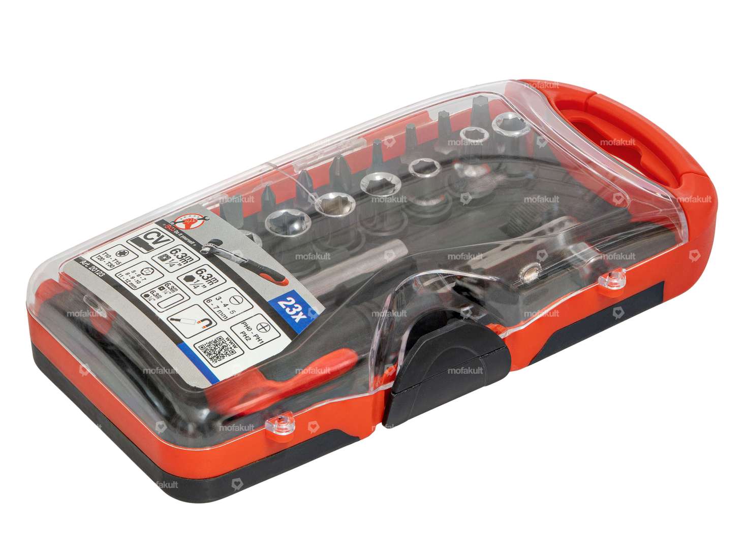 BGS ratchet set small 1/4" (nut & bit) Carousel Image 2