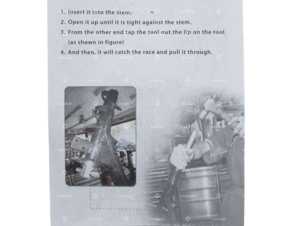 Buzzetti steering head bearing removal tool Carousel Image 2