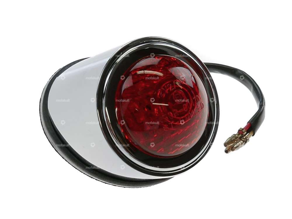 Rear light "Iowa" chrome Carousel Image 1
