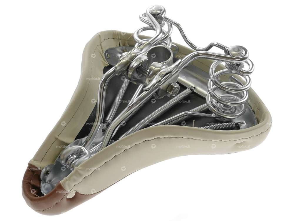 Saddle Comfort barrel springs brown / cream Carousel Image 4