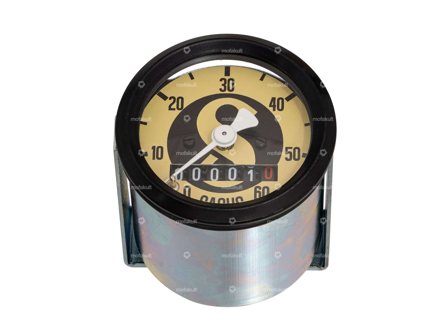 66HEROES speedometer 60 km/h Ø 48 mm | Sachs logo Carousel Image 1
