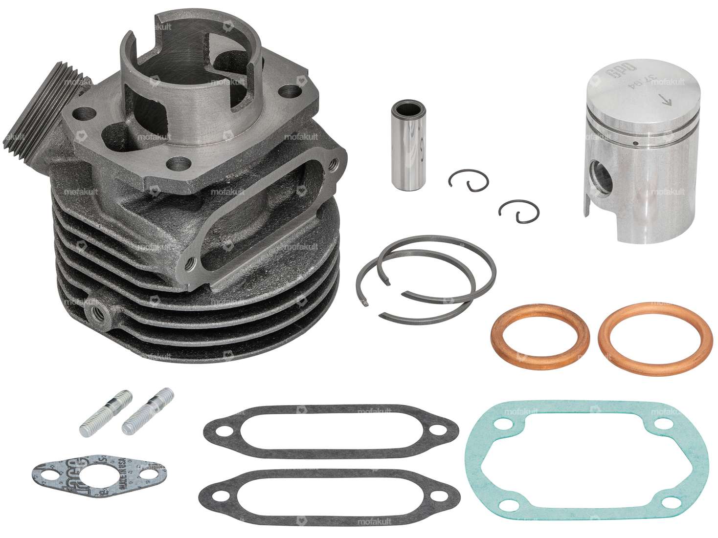 GPO 38 mm cylinder kit diaphragm | Sachs 50/2, 50/3, 50/4 fan-cooled (DE) Carousel Image 1