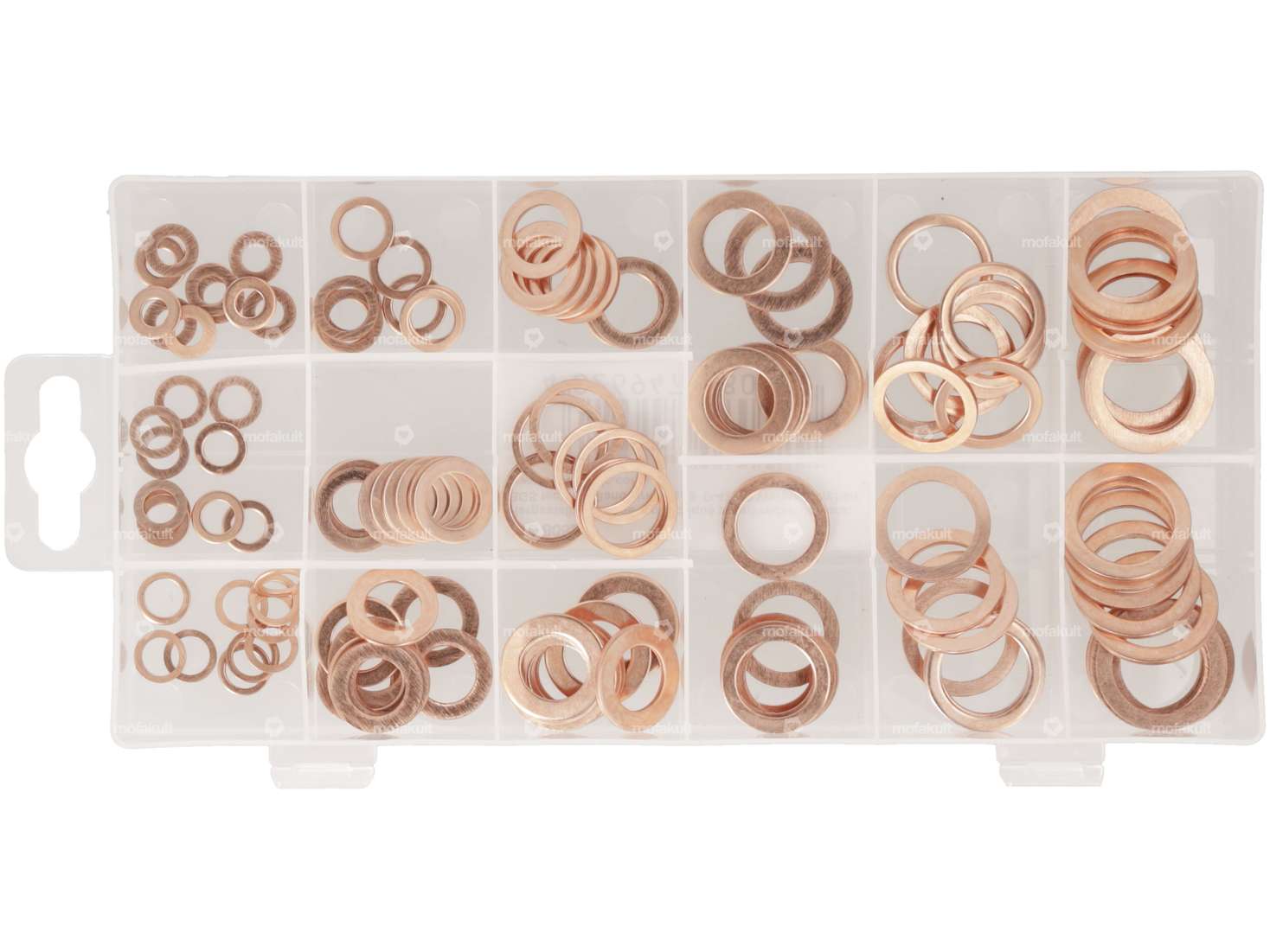BGS copper ring set 150 pcs. Carousel Image 2