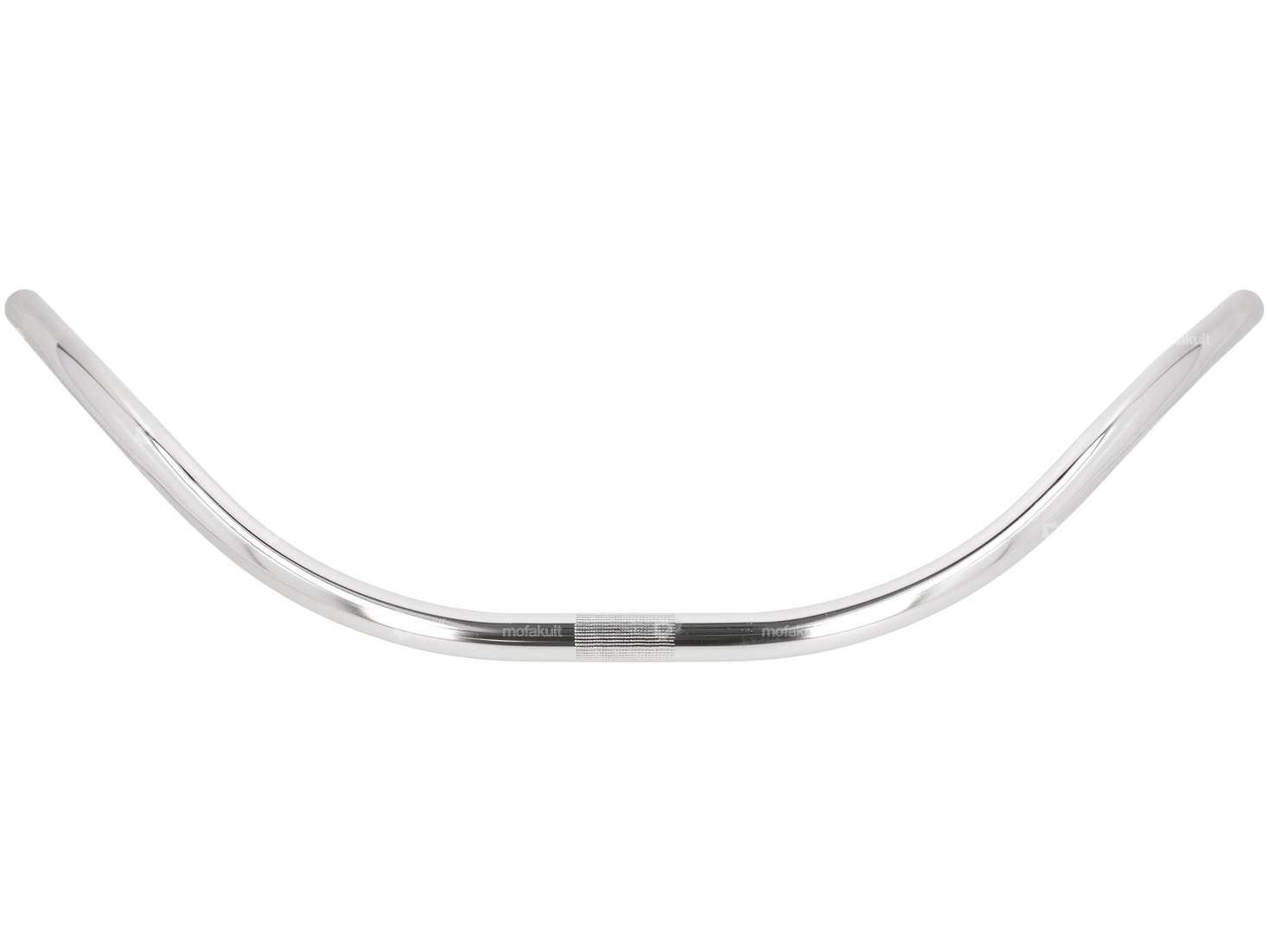 Handlebar fork plate 13 cm Moon chrome Carousel Image 1
