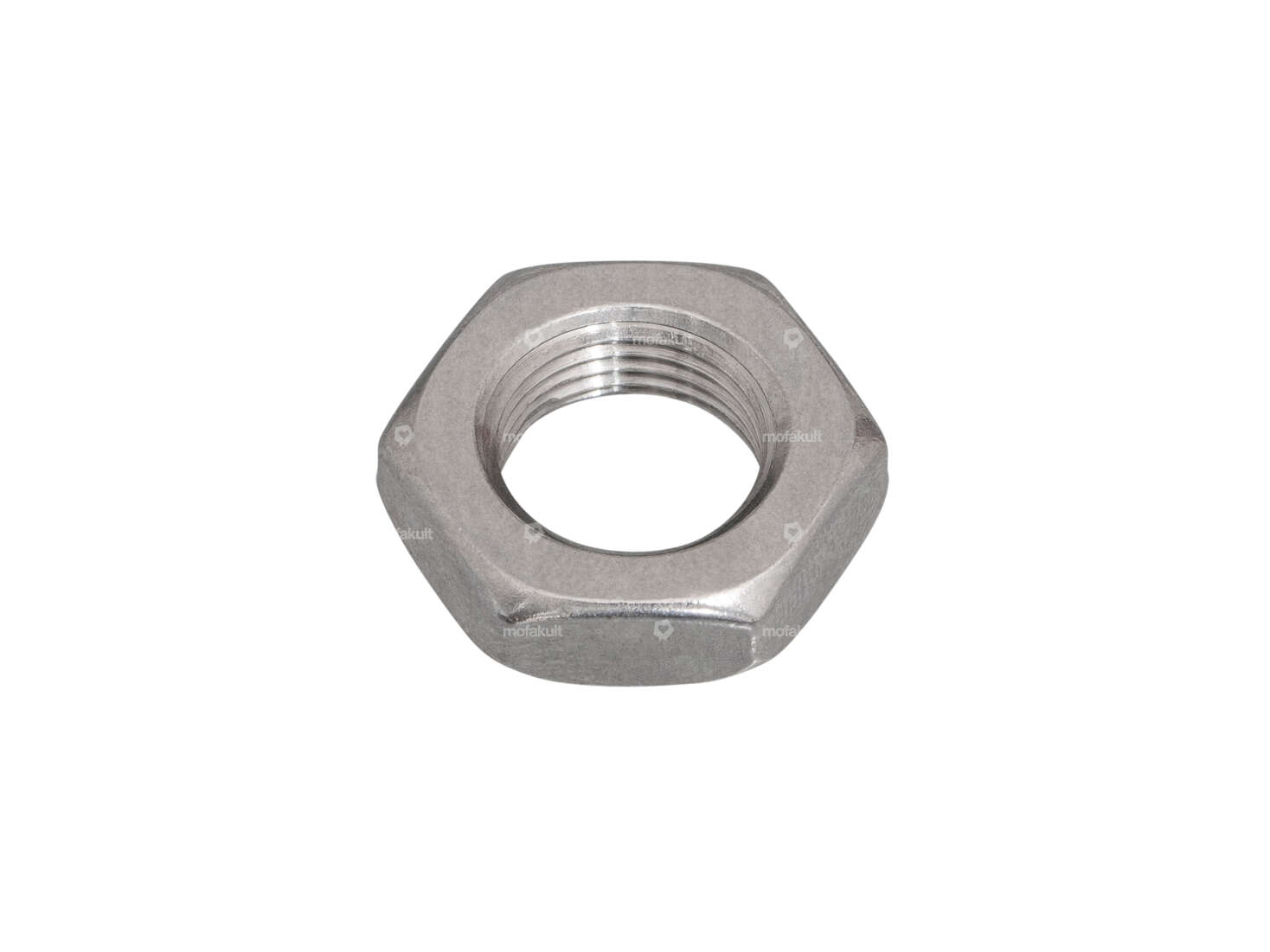 Nut M12x1 x 6 SW19 Wheel nut Inox Carousel Image 1