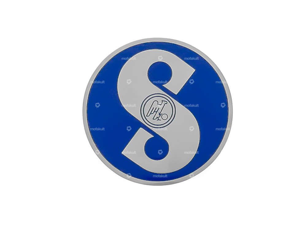 Sachs emblem blue (etched sheet metal) Carousel Image 1