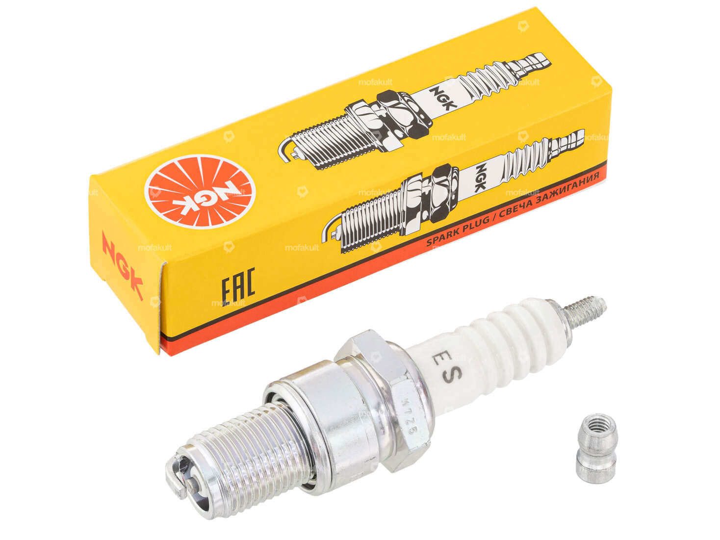 NGK B9ES spark plug long thread Carousel Image 1