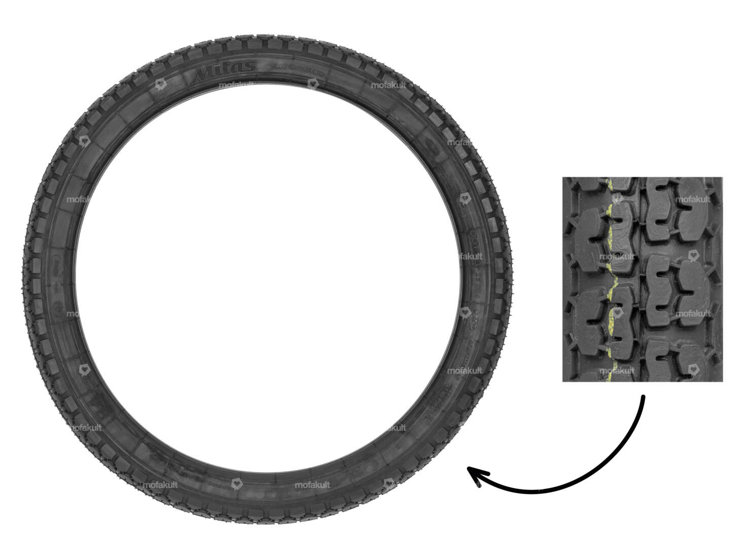 Mitas 2.25 x 17" tires B4 Allround Carousel Image 1