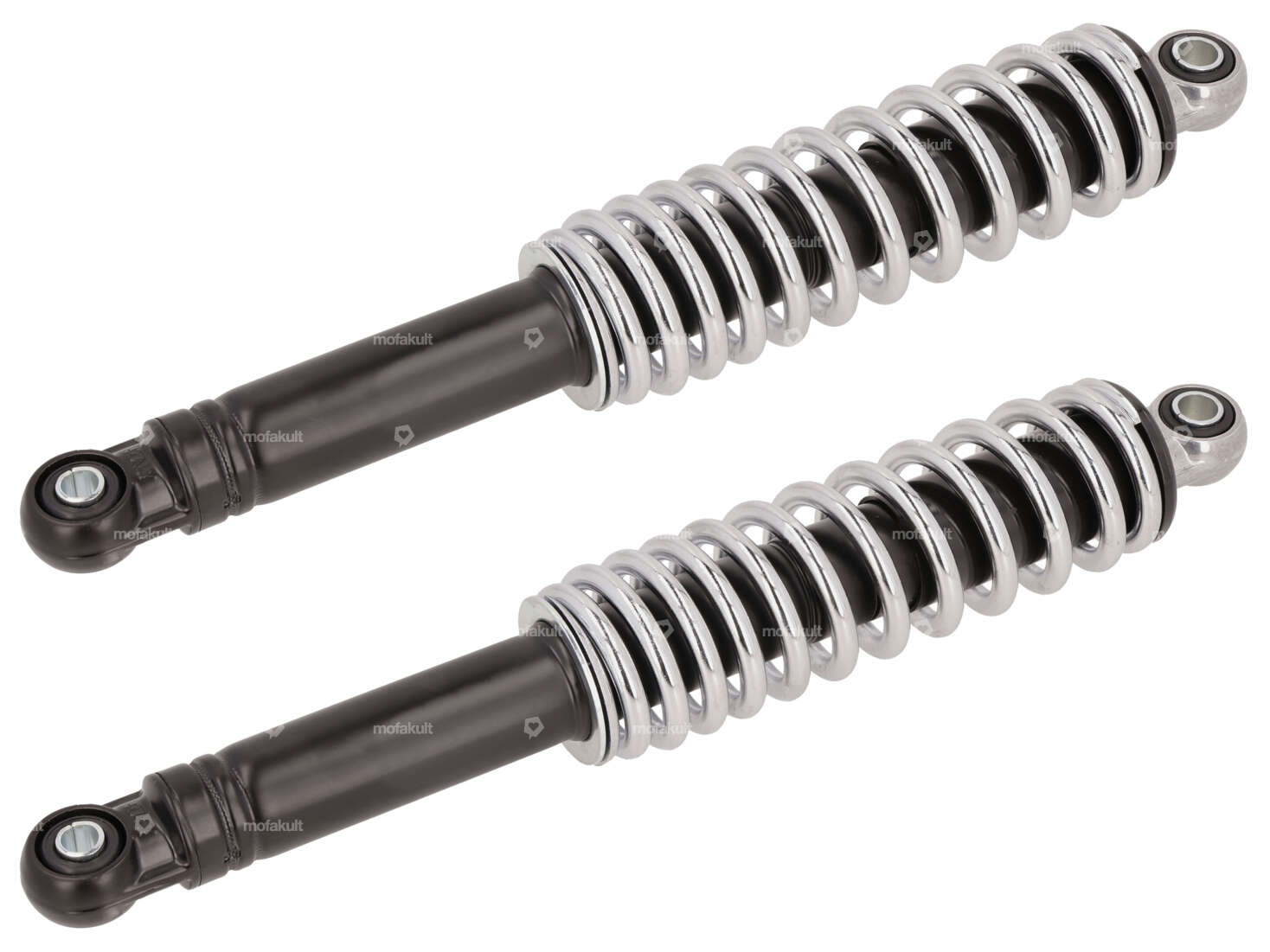 IMCA shock absorber 31 cm chrome / black (pair) Carousel Image 1
