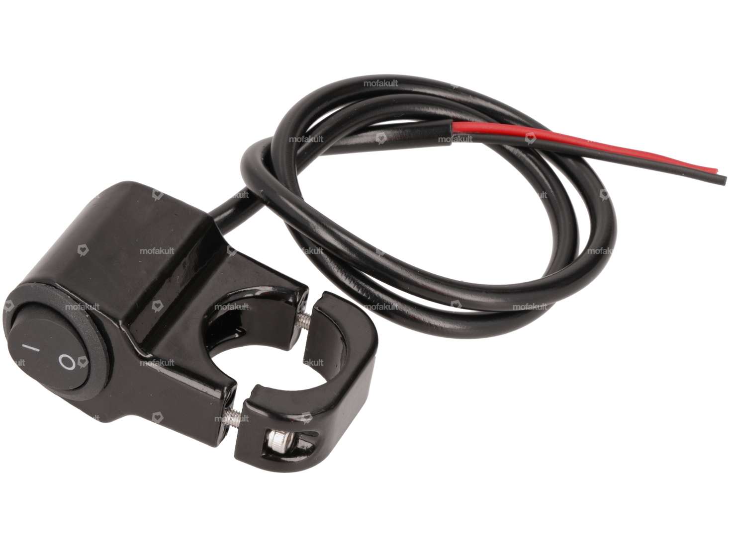 Switch for handlebar mounting (22 mm) ON / OFF black Carousel Image 1