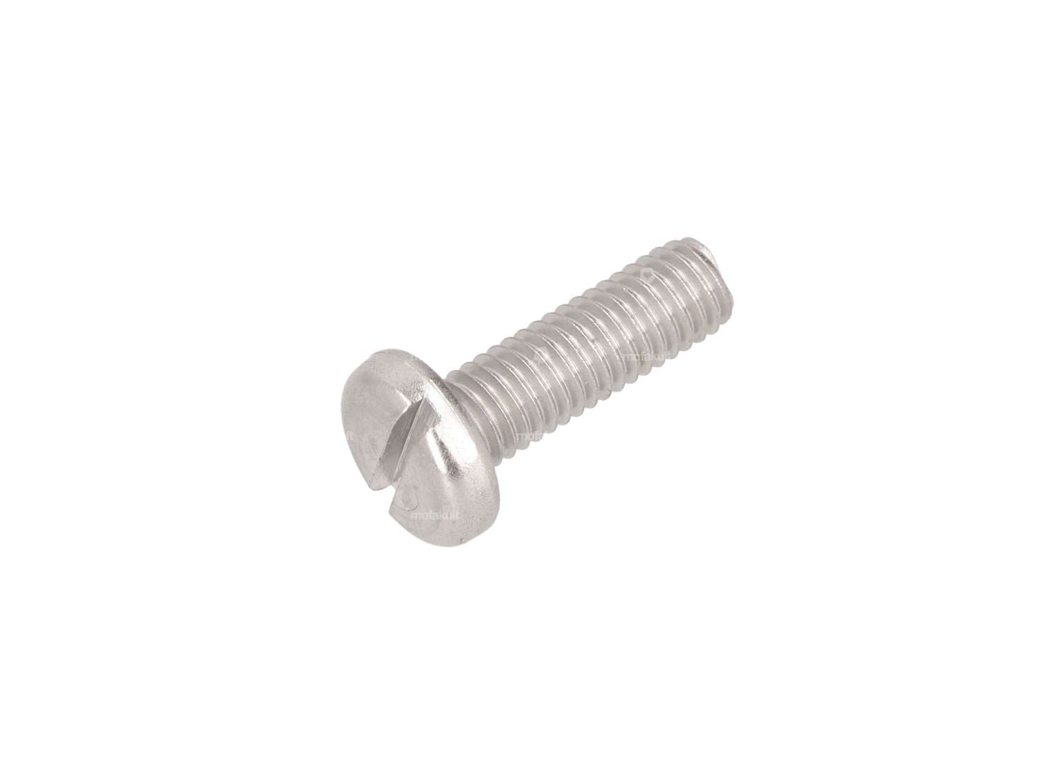 Screw M5x16 flat head slotted stainless steel Carousel Image 1