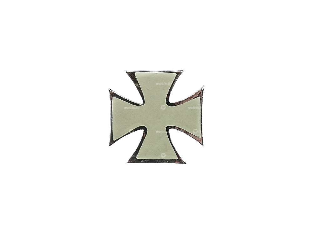 Emblem Iron Cross Skull chrome (adhesive film) Carousel Image 3