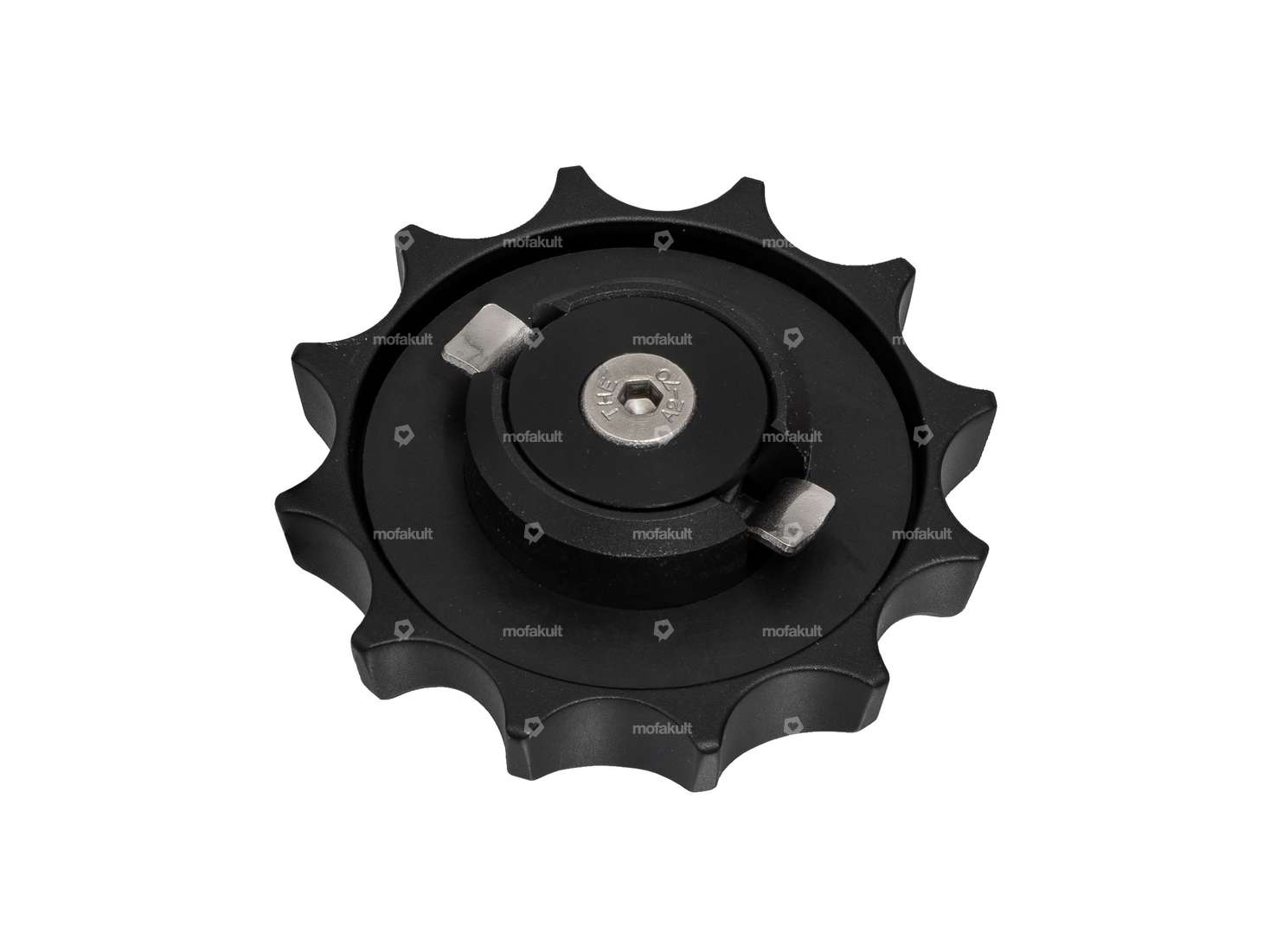 66HEROES Tank cap "Iron Cross" bayonet 30 mm black Carousel Image 2