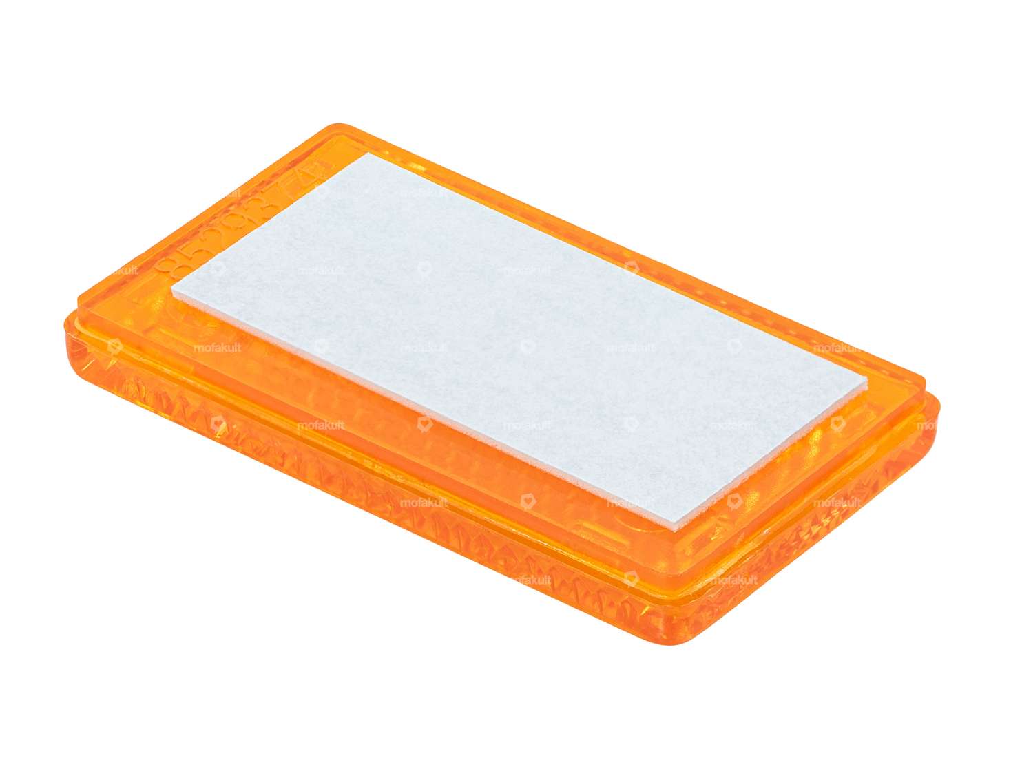 Reflector 62 x 36 mm orange self-adhesive square Carousel Image 2