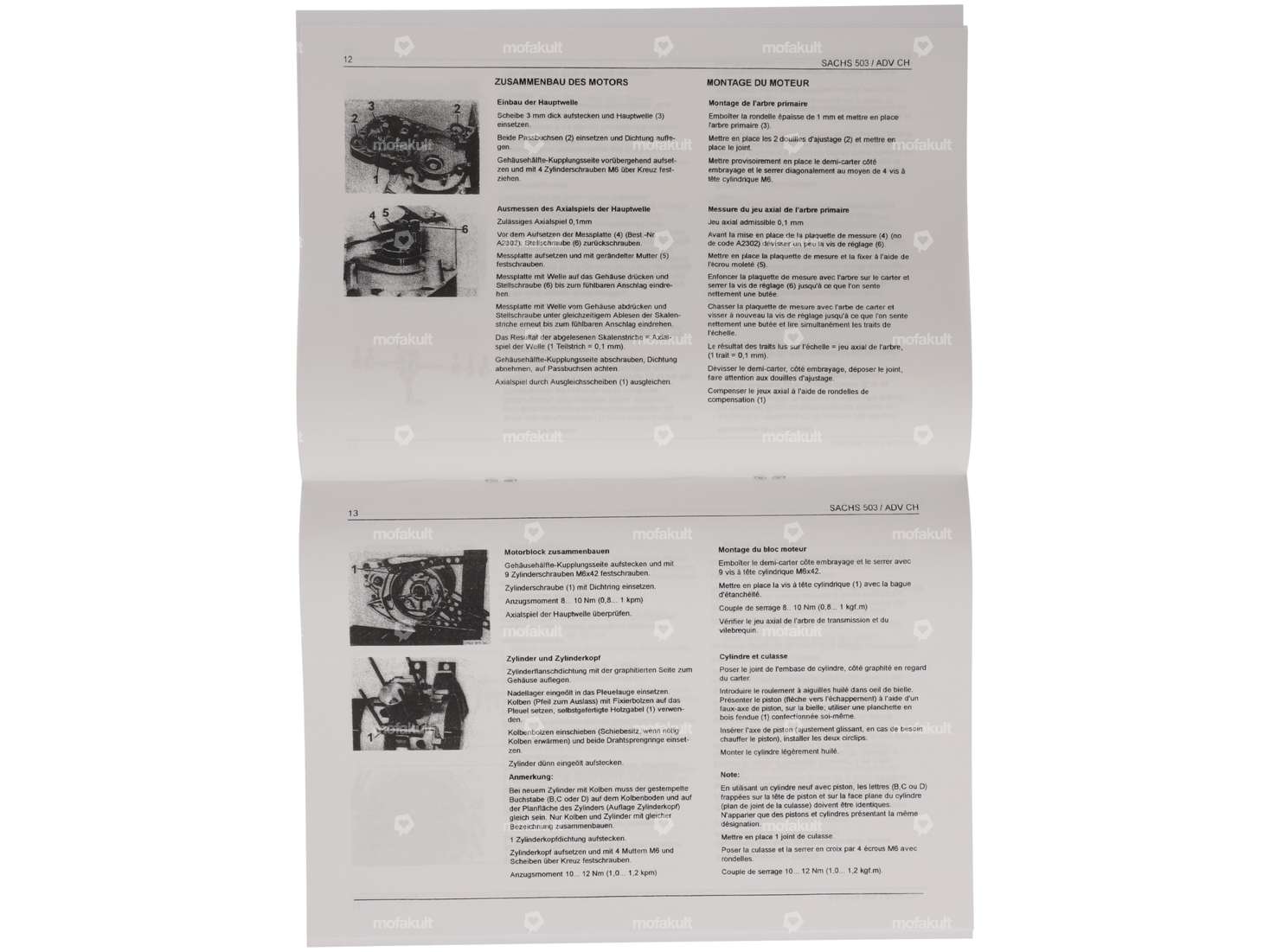 Repair instructions 317.81 ACO D-F | Sachs 503 ADV CH Carousel Image 3