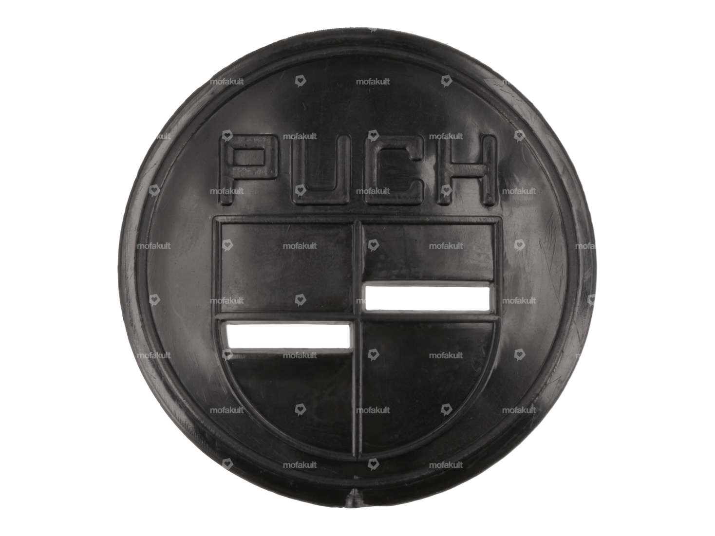 swiing® revival emblem "Puch" ignition cover black Carousel Image 1