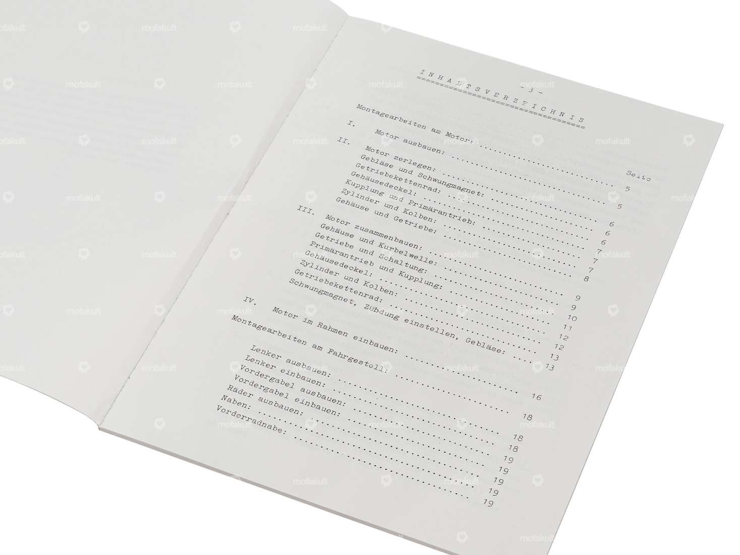 Repair instructions | Puch X30 Velux Carousel Image 2