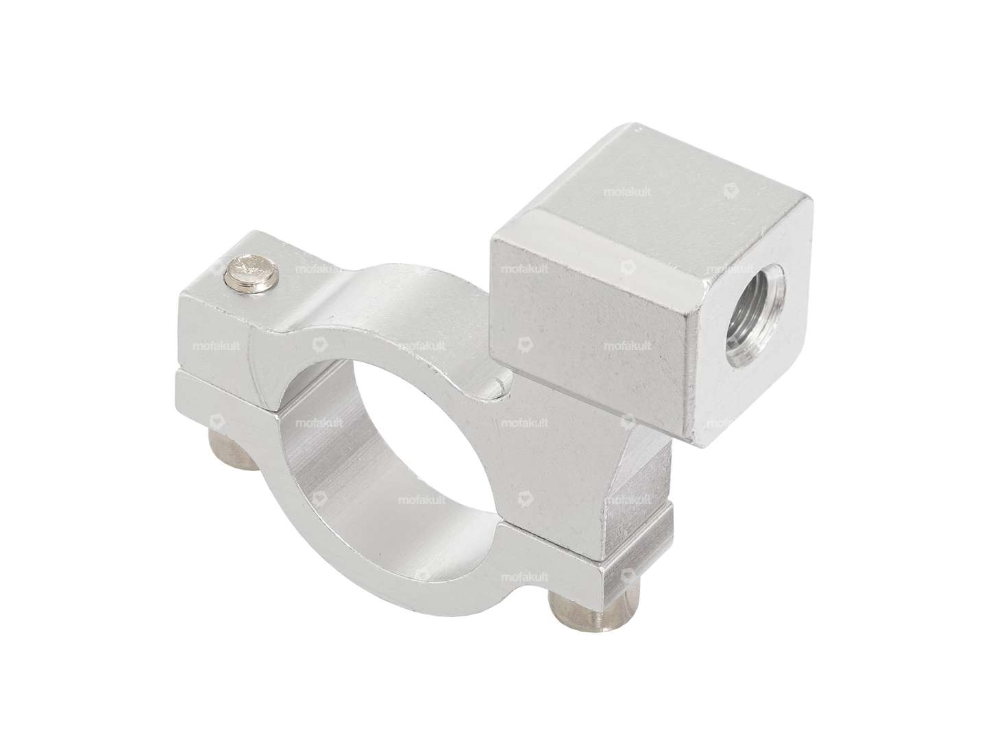 Mirror mount M8 aluminum silver Carousel Image 1