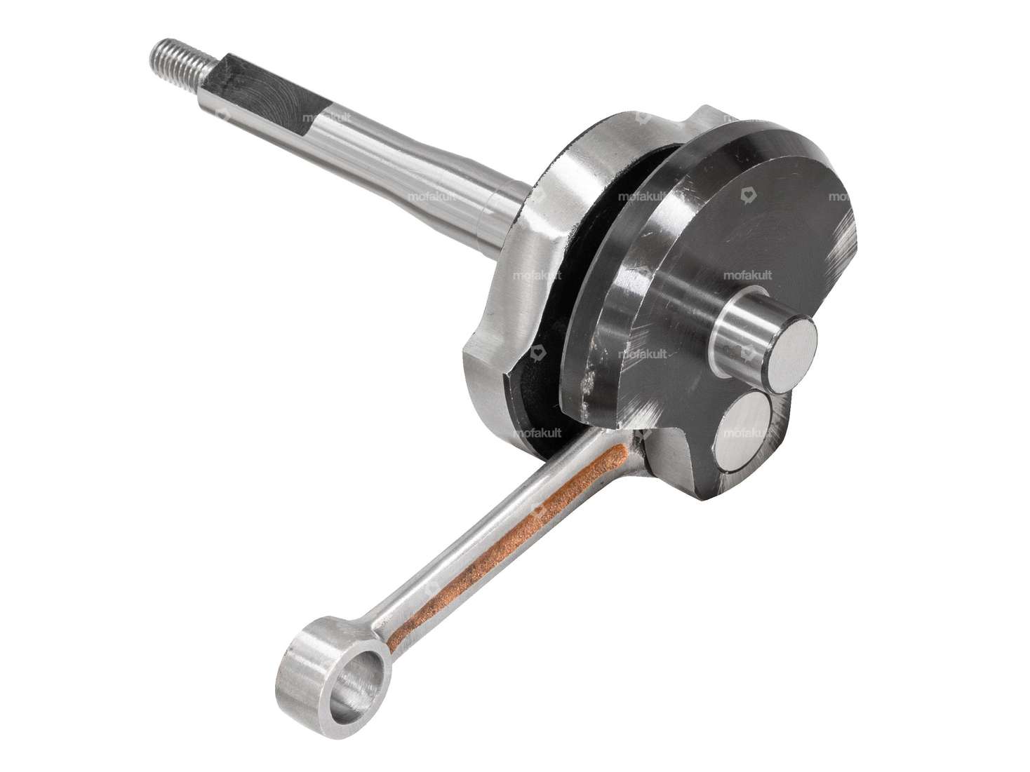 Mazzucchelli crankshaft "Racing" 10 mm KoBo | Piaggio Ciao, SI, Bravo, Boxer Carousel Image 2