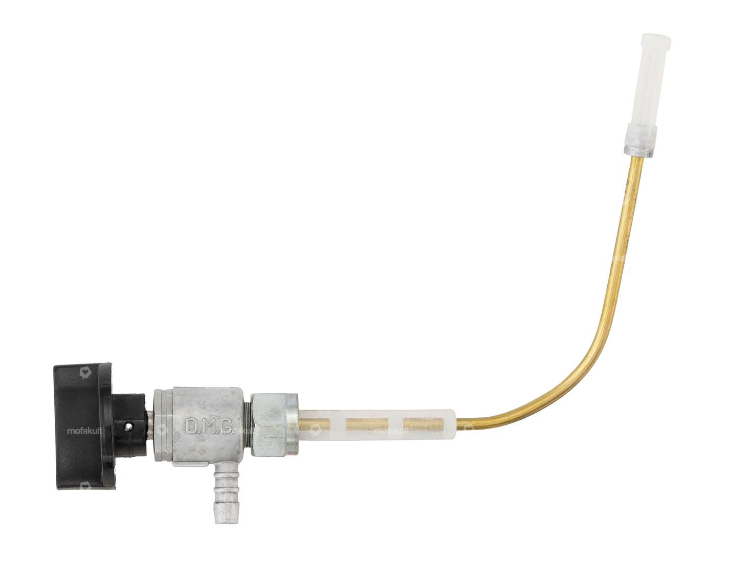 OMG fuel tap horizontal M12x1 (with union nut) pointing downwards Carousel Image 1