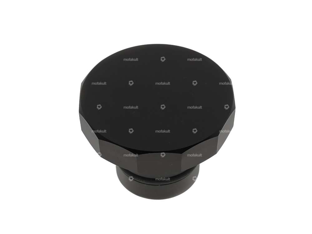 66HEROES Tank cap aluminum square (to plug in) black | Puch Maxi Carousel Image 1