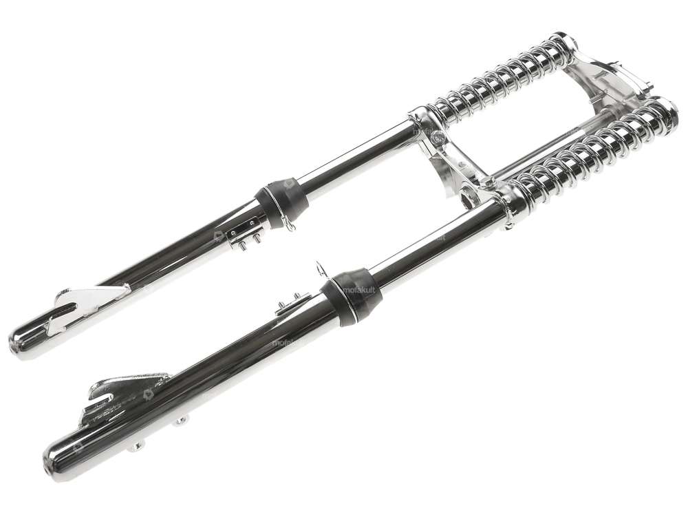 EBR fork reinforced (with tabs for disc brake) chrome | Piaggio Ciao Carousel Image 1