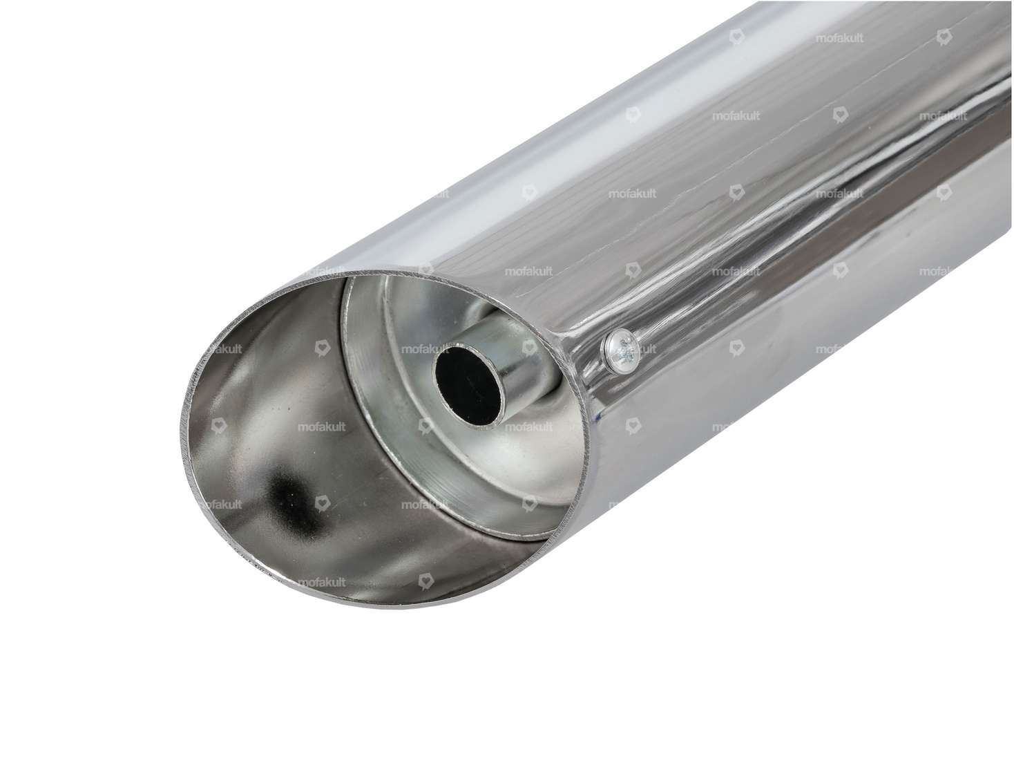 Exhaust Boss Demper Ø 28 / 60 mm with lug chrome | Puch Carousel Image 5