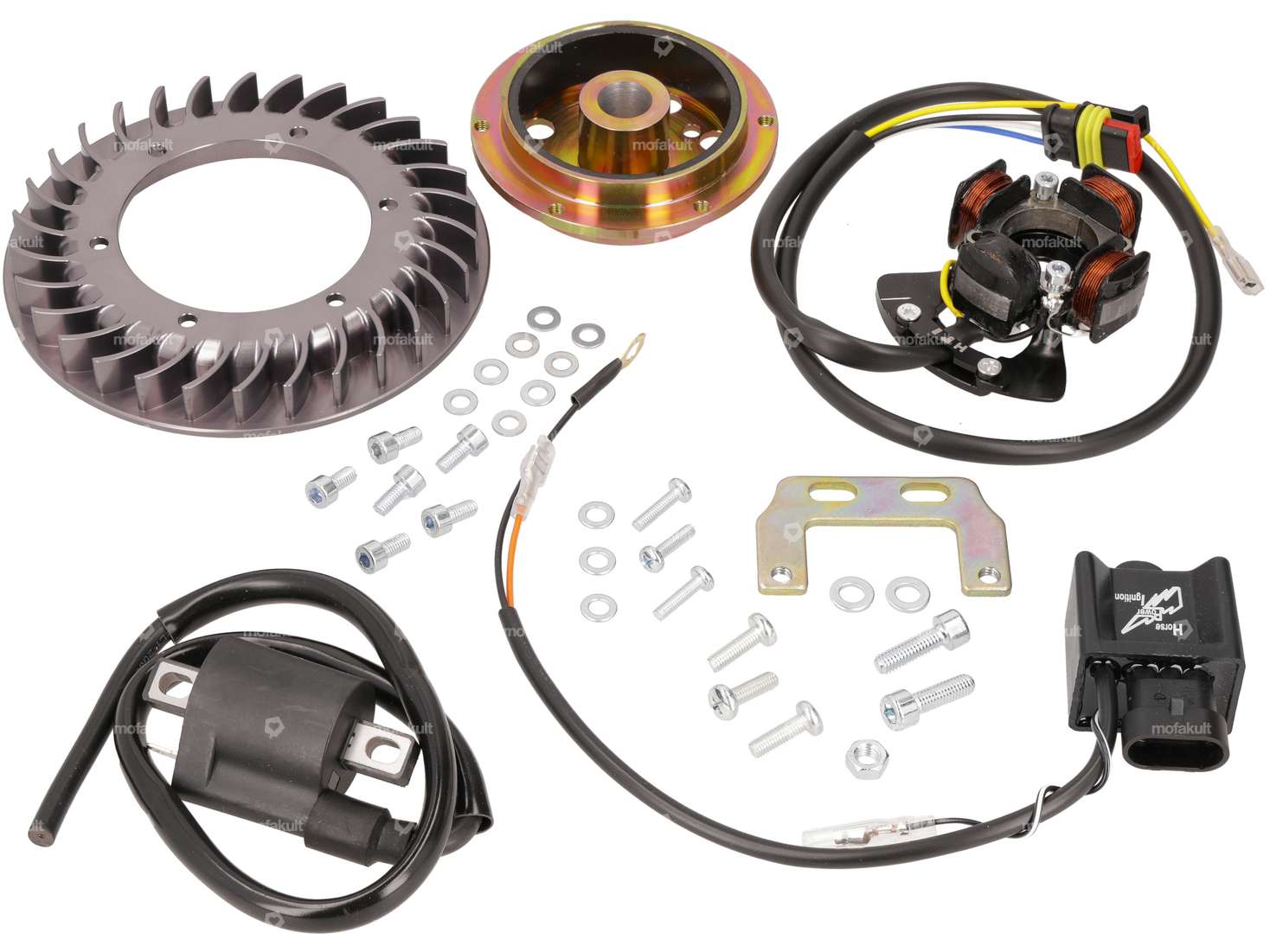 HPI racing ignition 12V with light elect. Housing | Piaggio Ciao, SI, Bravo, Boxer Carousel Image 1