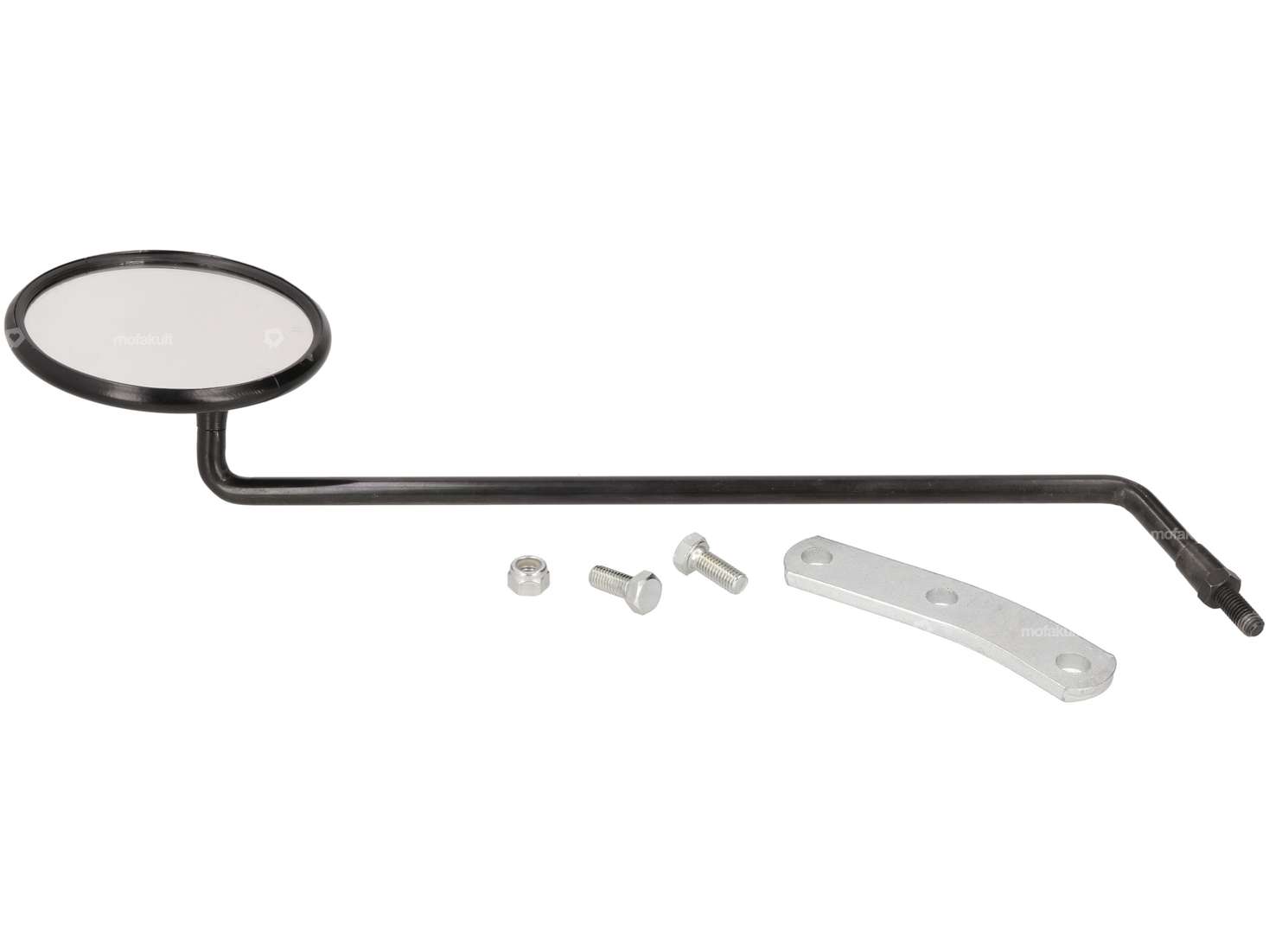 Cuppini mirror round Ø 100 mm left black NOS | Vespa & Lambretta Carousel Image 2