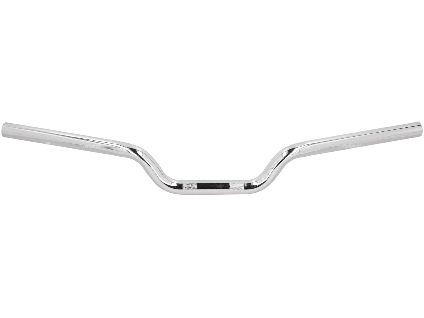 Handlebar fork plate 9 cm chrome Carousel Image 1