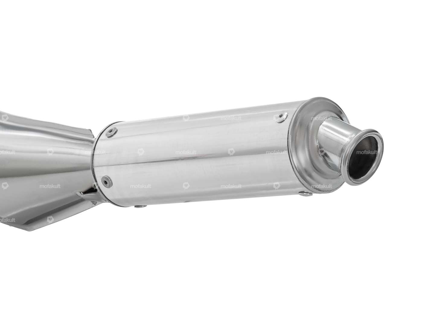 TECNO Exhaust Chrome / Aluminum | Tomos Revival Carousel Image 3