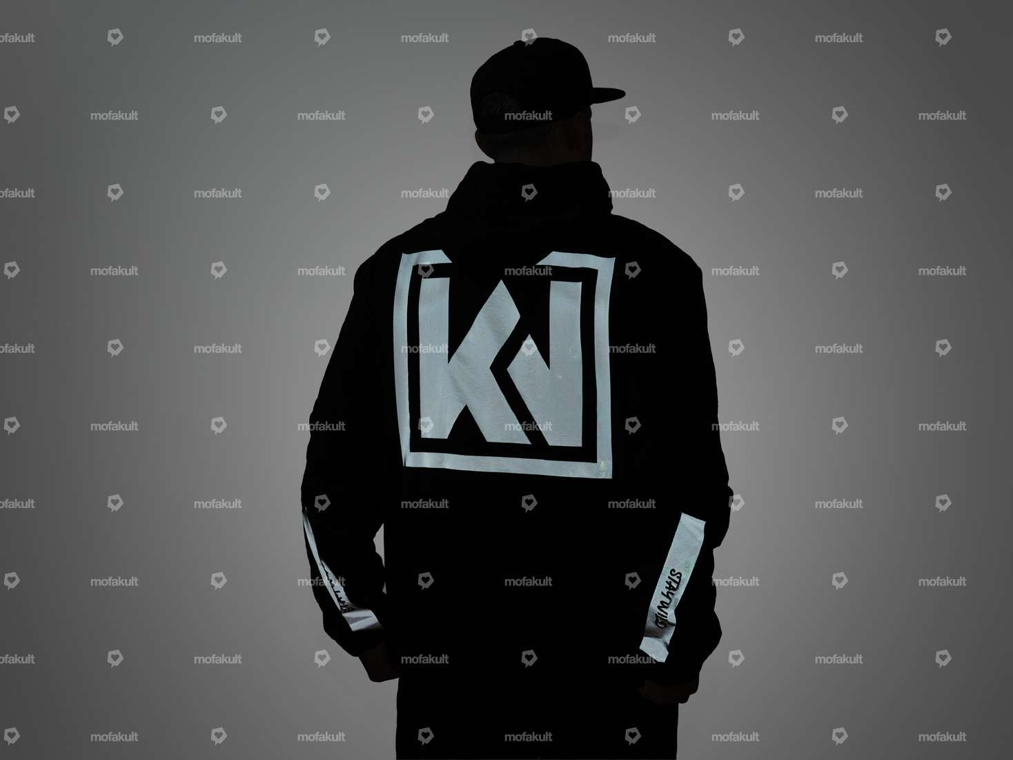 KULTWEAR "Ride" Windbreaker, Black/Gray Carousel Image 4