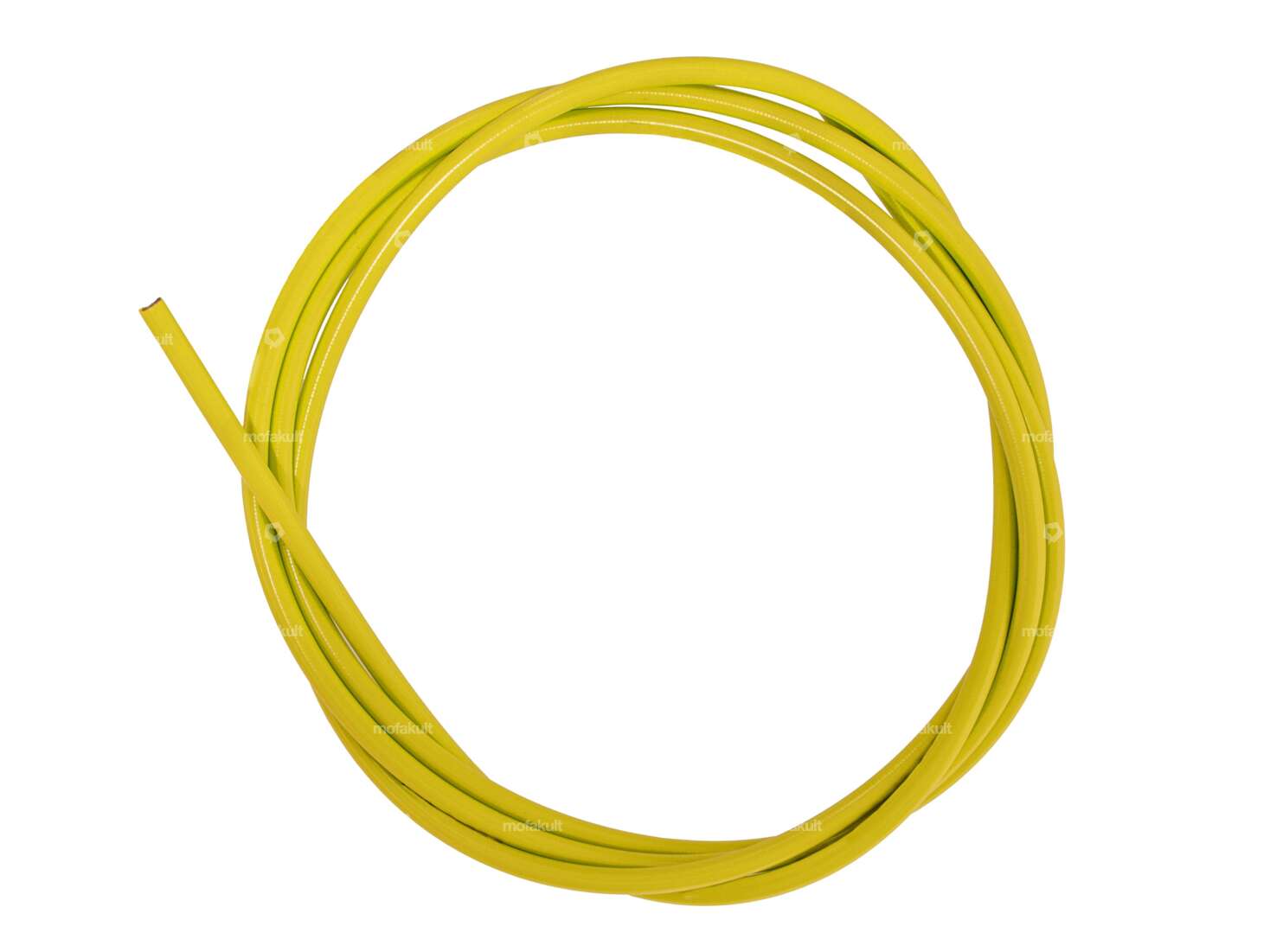 Alligator cable sheath Ø 5 mm yellow (per meter) PTFE inner sheath Carousel Image 1