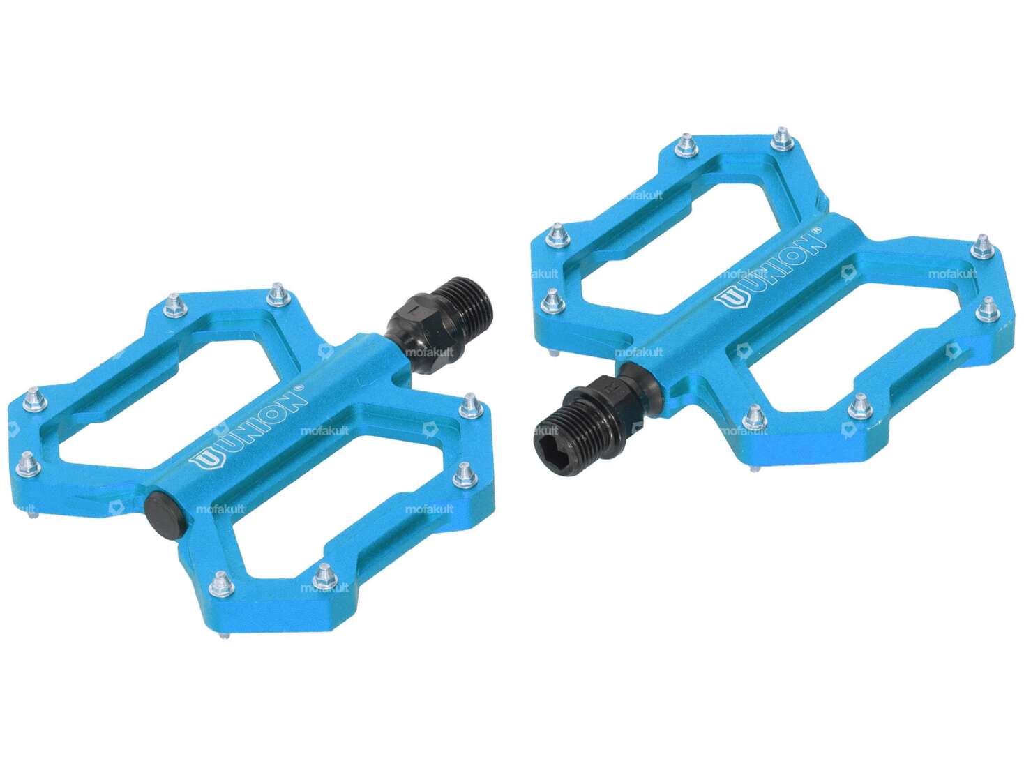 Union pedals aluminum "extravagant" blue Carousel Image 1