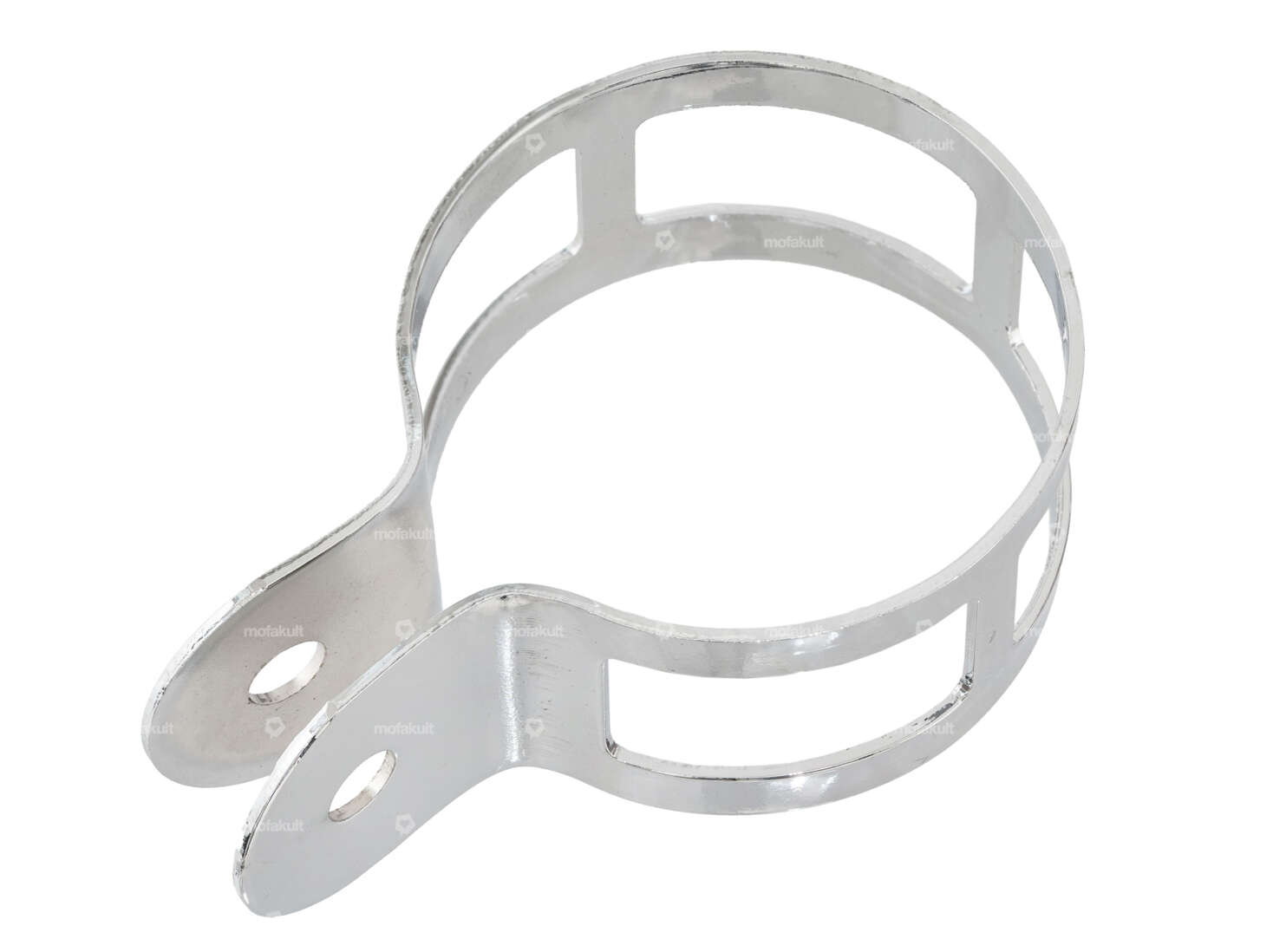 Exhaust clamp 60 mm slotted chrome Carousel Image 1