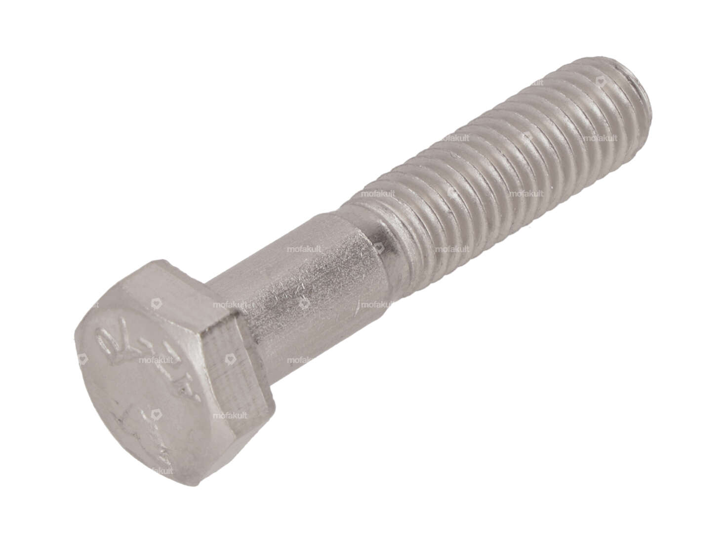 M8x40 hexagon head screw with stainless steel shank Carousel Image 1