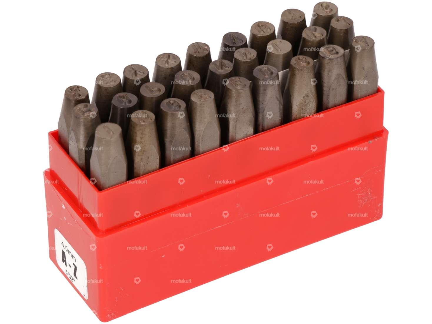 Set of 4 mm punch letters 27 pcs. Carousel Image 1