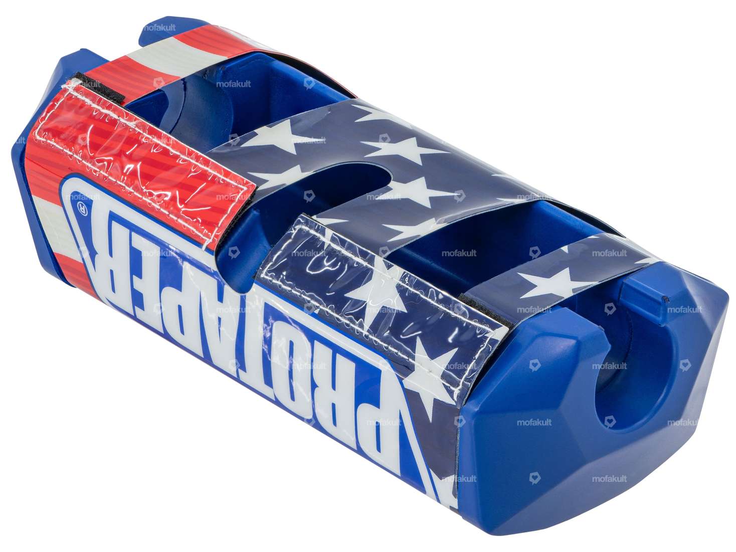 ProTaper handlebar protection "PROTAPER" massive blue (US flag) Carousel Image 2