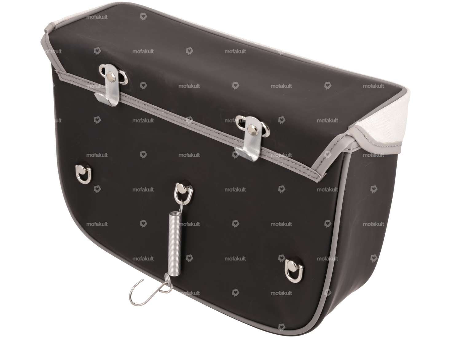 Luggage bag gray black Carousel Image 3