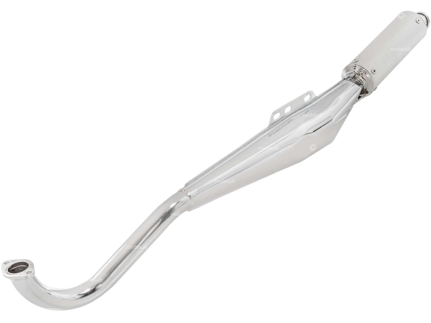 Exhaust Bullet 28 mm chrome | Puch Maxi, X30 Carousel Image 1