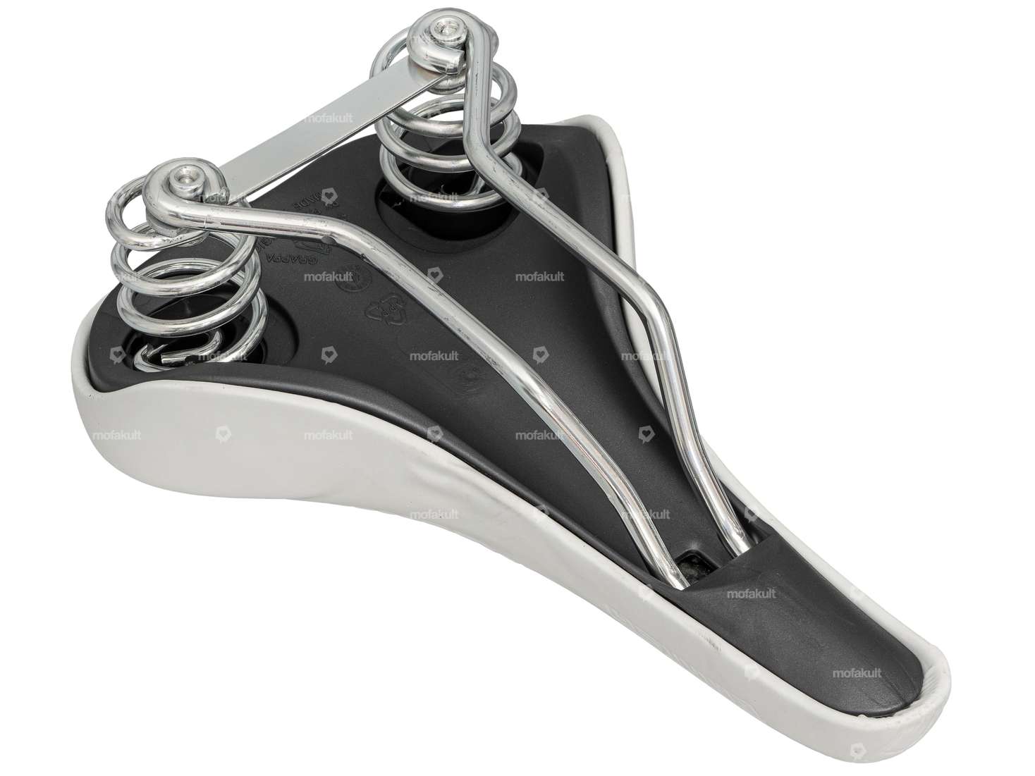 Saddle British rhombus white Carousel Image 2