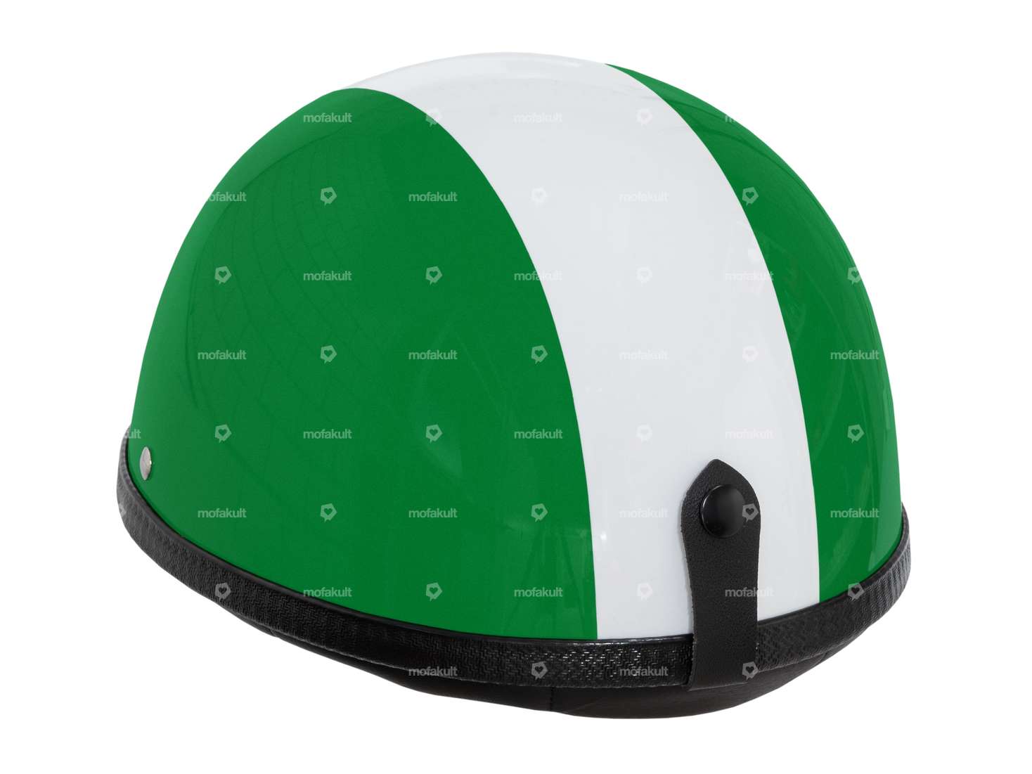 Pot helmet "Pot" Puch Edition (S - XXL) green / white Carousel Image 4